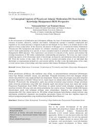 Mungkin bagi kau ini hanye dongeng. Pdf A Conceptual Analysis Of Wasatiyyah Islamic Moderation Im From Islamic Knowledge Management Ikm Perspective