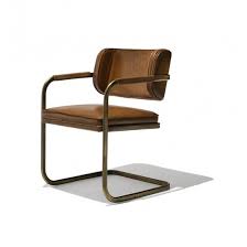 Industry West Jimmy Cooper Chair Upholstered Chairs Shop Chair White Leather Chair