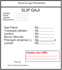 Dalam slip diatas data karyawan disertakan dengan rinci mulai dari nama karyawan yang ditulis dengan lengkap, employee id atau no karyawan, periode gaji, dan rincian nominal penghasilan mulai dari gaji pokok, tunjangan jabatan, konsumsi, harian dan bonus, kemudian pengurangan penghasilan yang termasuk pph 21. Contoh Slip Gaji Karyawan Xls Kerkosa