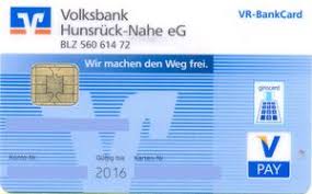 Bank Card Volksbank Hunsruck Nahe Vpay Volksbank Hunsruck Nahe Eg Germany Federal Republic Col De Vp 0011 02