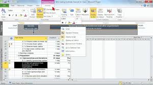 Microsoft Project Professional 2010 Tutorial Project Views K Alliance Microsoft Project Project Management Tools Timeline Tool