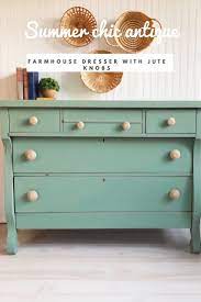 I had the chalk paint and i really liked the color. Farmhouse Style Empire Chest Of Drawers Shabby Chic Furniture Chalk Paint Furniture Dresser Chalk Paint Makeover