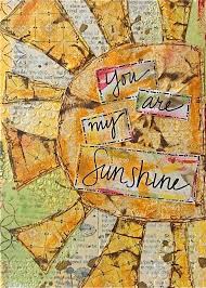 8x10 Mixed Media Print You Are My Sunshine Online Auction For Ekubo Children S Home In Uganda Mixed Media Art Journaling Mixed Media Canvas Mixed Media Art