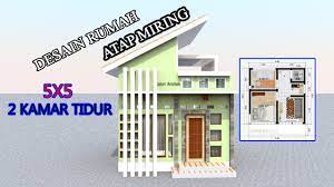 Denah rumah minimalis 5x5 atas coran. 59 Trend Desain Rumah 5x5 Terkini Model Rumah