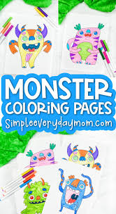 Mike and sully coloring pages. Free Printable Monster Coloring Pages For Kids