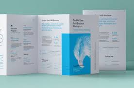 This Is The Reversed Side Of Our Classic Psd Double Gate Fold Brochure To Showcase Your Print Graphics It Includes The Brochure Brochure Folds Brochure Layout