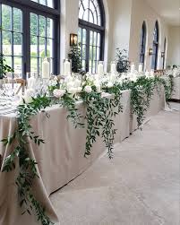 Wedding Events Floral Design On Instagram Top Table Venue The Fig House Middle Wedding Top Table Decorations Wedding Bridal Table Wedding Top Table
