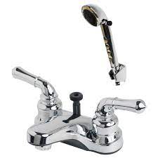 I just got started renovating my bathroom and things are off to kind of a rocky start. Builders Shoppe 2009 4120 Rv Motorhome Non Metallic Diverter Lavatory Faucet With Matching Hand Held Shower Set Overstock 17982044