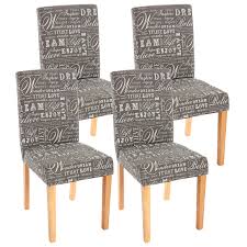 Gaming stuhl billig , billig vs. 4x Esszimmerstuhl Stuhl Kuchenstuhl Littau Textil Mit Schriftzug Grau Helle Beine