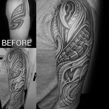 Temporary tattoos to inspire yourself or others through words, phrases & designs Dark Tattoo Cover Up Arm