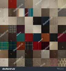 Textile Chart Many Color Texture Samples Stock Photo Edit