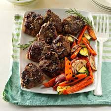 Add the broth (or white wine) and stir it in. Rosemary Thyme Lamb Chops Recipe How To Make It Taste Of Home