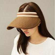 Ladies Sun Visor Hat For Women Straw Sun Protection Hats Summer Outdoor Wear Viseira Chapeu Modelos