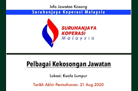 Suruhanjaya koperasi malaysia (skm) merupakan sebuah badan berkanun persekutuan di bawah kementerian pembangunan usahawan dan koperasi ingin menjemput semua warganegara malaysia yang berumur tidak kurang dari 18 tahun pada tarikh tutup iklan bagi mengisi kekosongan jawatan di. Info Jawatan Kerajaan Suruhanjaya Koperasi Malaysia Jawatan Kosong Terkini