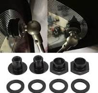 Amazon.com: Kit de accesorios de puntal de vidrio trasero, kit de hardware  de soporte de vidrio para ventana trasera, repuesto de aleación de aluminio  ...