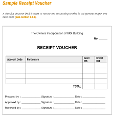 If no, explain on reverse side why no. Download Receipt Voucher Template Printable Samples