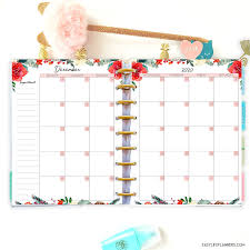 2021 Monthly Planner Editable Planner Monthly Layout Made To Etsy In 2020 Happy Planner Editable Planner Monthly Planner