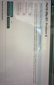 Soal latihan pat kls x 2021 1. Rades Course Help Hw15 Obj B7 Problem 8 Problem Chegg Com