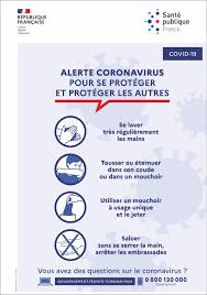 Tout autant efficace que l'affichette, nous imprimons les affiches autocollantes au format a4 ou a3 sur du vinyle monomère. Affichage De Prevention Coronavirus Autocollant Covid Format Portrait