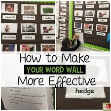 How To Make Your Word Wall More Effective Vocabulary Word Walls Word Wall Elementary Reading