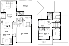 Browse 2 story 1800 square foot blueprints & more! Two Storey House Design Floor Plan Modern House Plans 128623