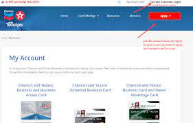 The techron advantage® cards are issued by synchrony bank and are not an obligation of chevron u.s.a. Log In To Your The Chevron And Texaco Business Card Account Log In