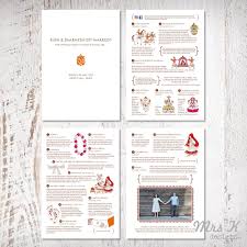 Indian Wedding Programme Indian Wedding Order Of Service Etsy Wedding Order Of Service Wedding Programs Wedding Order