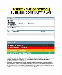 Business Continuity Plan Template Fresh Business Continuity Plan Template For Food M In 2020 Business Continuity Business Continuity Planning Business Contingency Plan