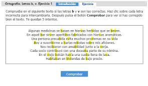 Hemos ordenado todas las palabras con y por la letra con la que comienza. Letras B V Ejercicio 1 Ortografia Letras B V Ibercaja Aula En Red