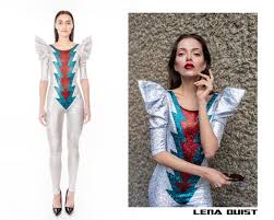 David bowie — lady grinning soul 03:55. Ziggy Stardust Lightning Bolt Catsuit David Bowie Costume Etsy