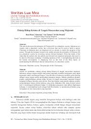 Teori dan amalan noraini omar mohd aderi che noh mohd isa hamzah fakulti pendidikan. Http Jurnal Sttkn Ac Id Index Php Veritas Article Viewfile 50 Pdf