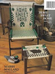 Home Sweet Home Macrame Chairs Duck 1970s Macrame Patio Lawn Chair Folding Deck Furniture Home Pattern Book Boo In 2020 Macrame Chairs Patterned Chair Patio Chairs