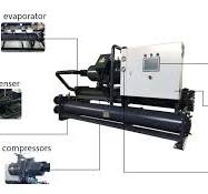 Water Cooled Chiller System Screw Bitzer Compressor ...