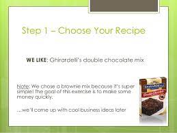 Contoh analisis swot perusahaan dan cara pembuatannya +ppt. 3 Easy Steps To A Brownie Business