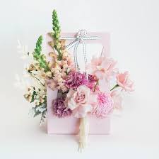 Flowers are the most gorgeous. Jo Stylish Box Of Pastel Pink Flowers Lillypad Flowers