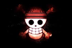 One Piece Skull Black Anime Poster 4k Resim Bilgisayar