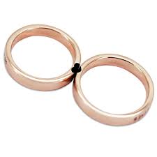 Matching rings are included for a complete look. Hearts Together Rose Gold 925 Sterling Silver Matching Couple Rings Lajerrio Jewelry