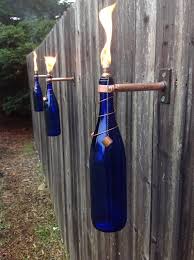 Many succulents are short and squat because they've adapted to grow in arid climates, but not the snake plant! Garden Flowers On Twitter Set Of 2 Cobalt Blue Wine Bottle Tiki Torch By Illuminuscreations Https T Co 9tip2lakit Garden Flowers