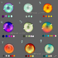 More Eye Swatches By Overlord Jinral On Deviantart Palette Art Digital Art Tutorial Digital Painting Tutorials