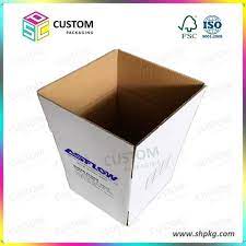 White Flexo Printed Box For Korea Packaging Box Packaging Printing Corrugated Carton Print Box Corrugated Carton Cardboard Gift Boxes