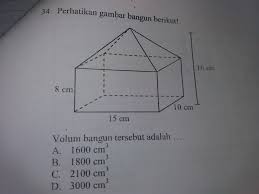Check spelling or type a new query. 55 Perhatikan Gambar Berikut Volume Bangun Ruang Tersebut Adalah Cm3