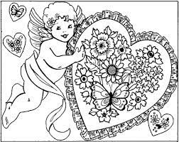 Valentine day coloring pages of cupid. Cupid Coloring Pages Valentine Coloring Pages Valentine Coloring Valentines Day Coloring Page