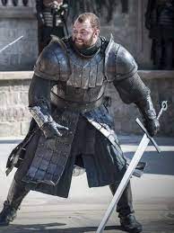 House Clegane Gregor Clegane Got Characters Game Of Thrones Poster