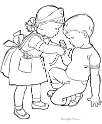 Wouldn't you want them to do the same thing for you? Helping Others Coloring Page Coloring Home