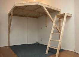 Treppenanbringung Hochbett Selber Bauen Betten Fur Kleine Raume Loft Betten
