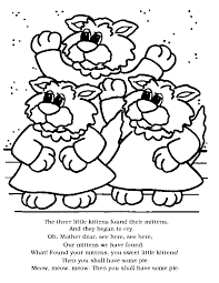 Top 15 kitten coloring pages for kids: Week 35 Three Little Kittens 2 Nursery Rhymes Poems Nursery Rhyme Theme Nursery Rhymes