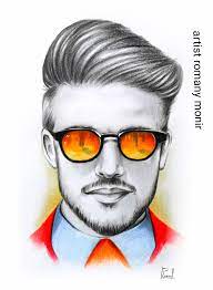 رسم البورتريه رسام بورتريه art male sketch male