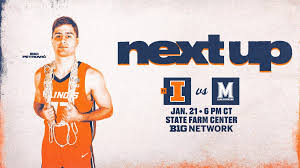 #11 Illini Battle Maryland Wednesday at State Farm Center - University of Illinois Athletics