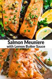 I've been obsessed with salmon meuniere in my botw twitch stream for months and always said i would make it. Salmon Meuniere Easy Healthy Salmon Recipe