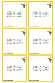 Addiere Die Geldbetrage Alle Arbeitsblatter Bestehen Aus Einem Arbeitsblatt Und Den Dazugehorigen Losungen Sch Rechnen Mit Geld Mathe 4 Klasse Matheaufgaben